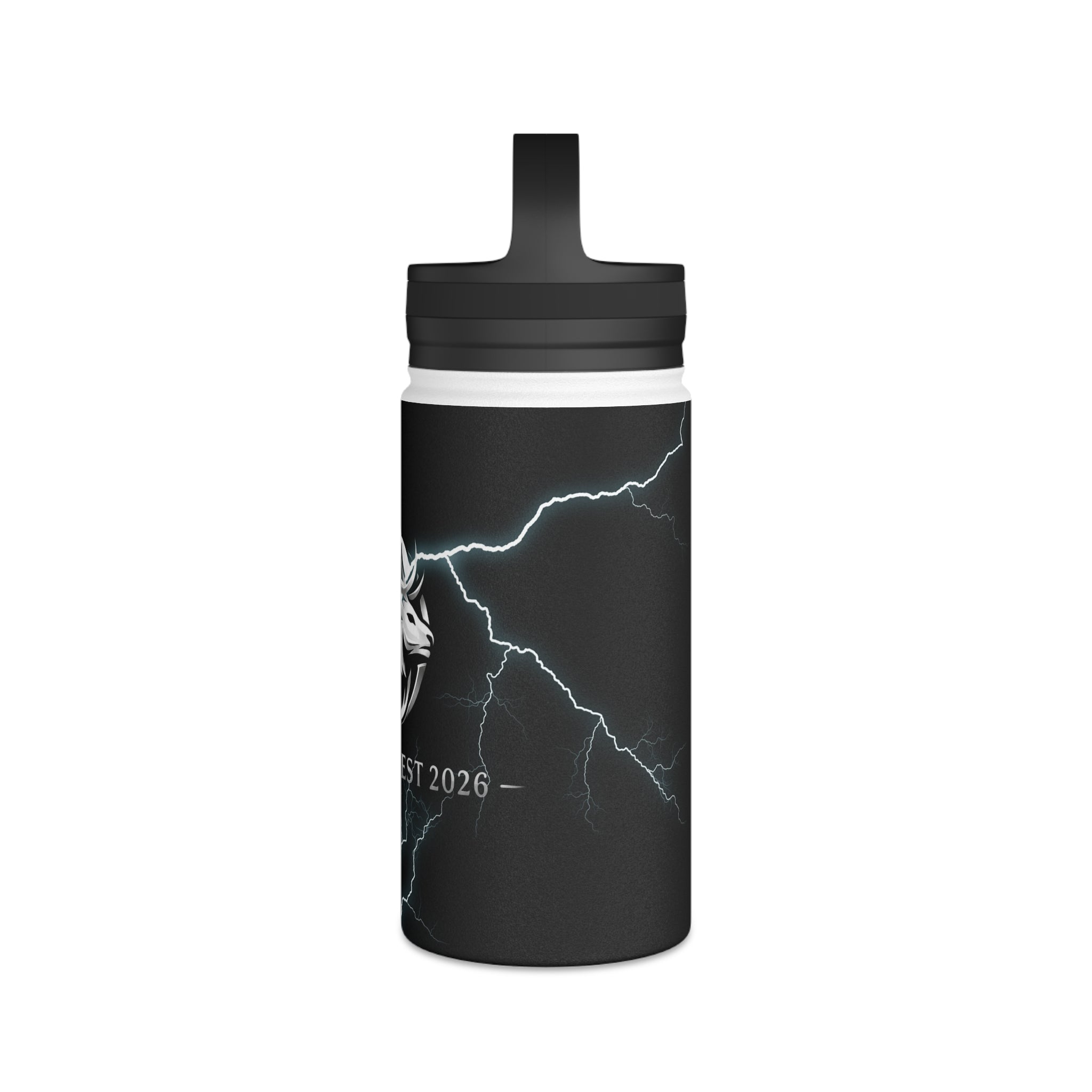 "Bolt" Stainless Steel Water Bottle, Handle Lid