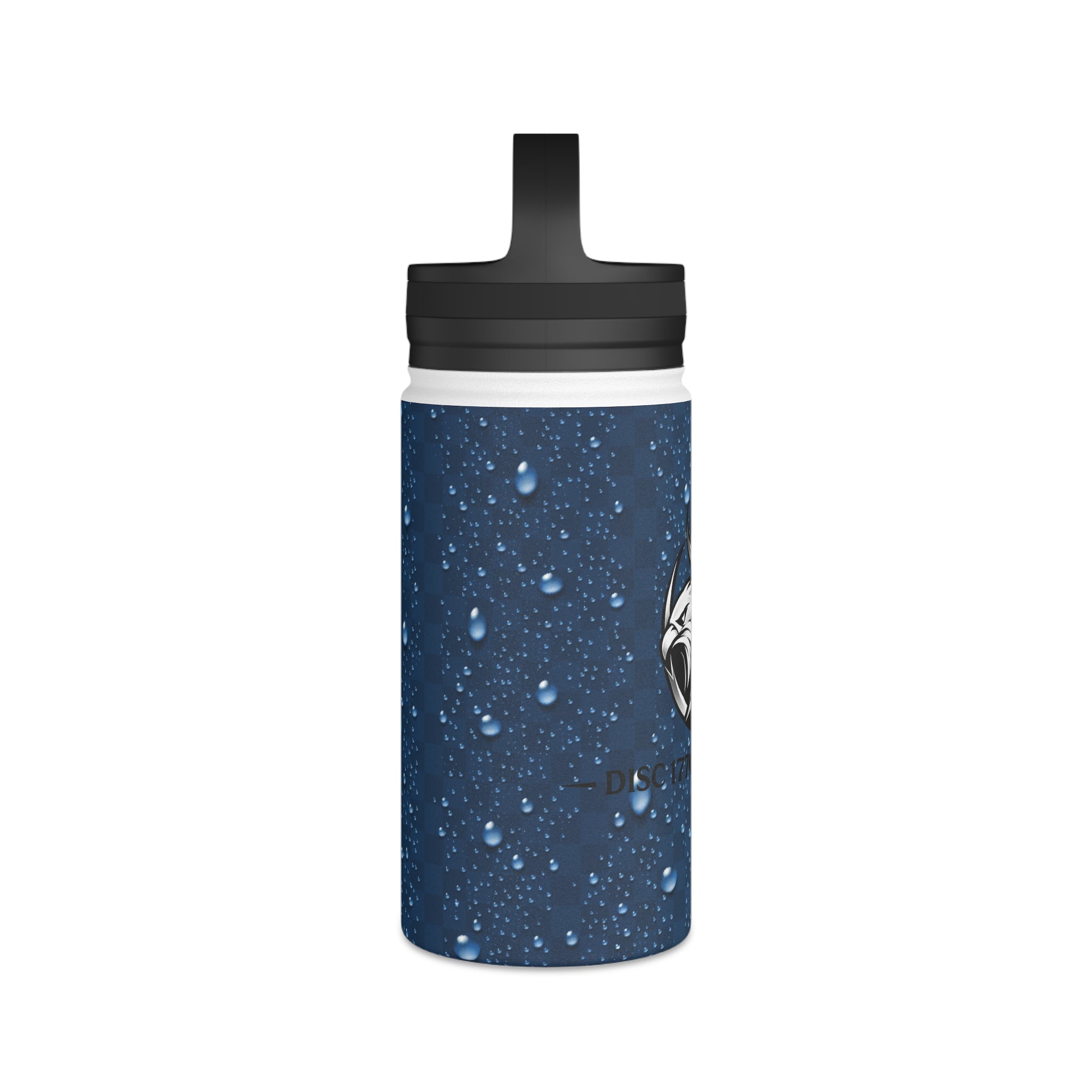 "Droplet" Stainless Steel Water Bottle, Handle Lid