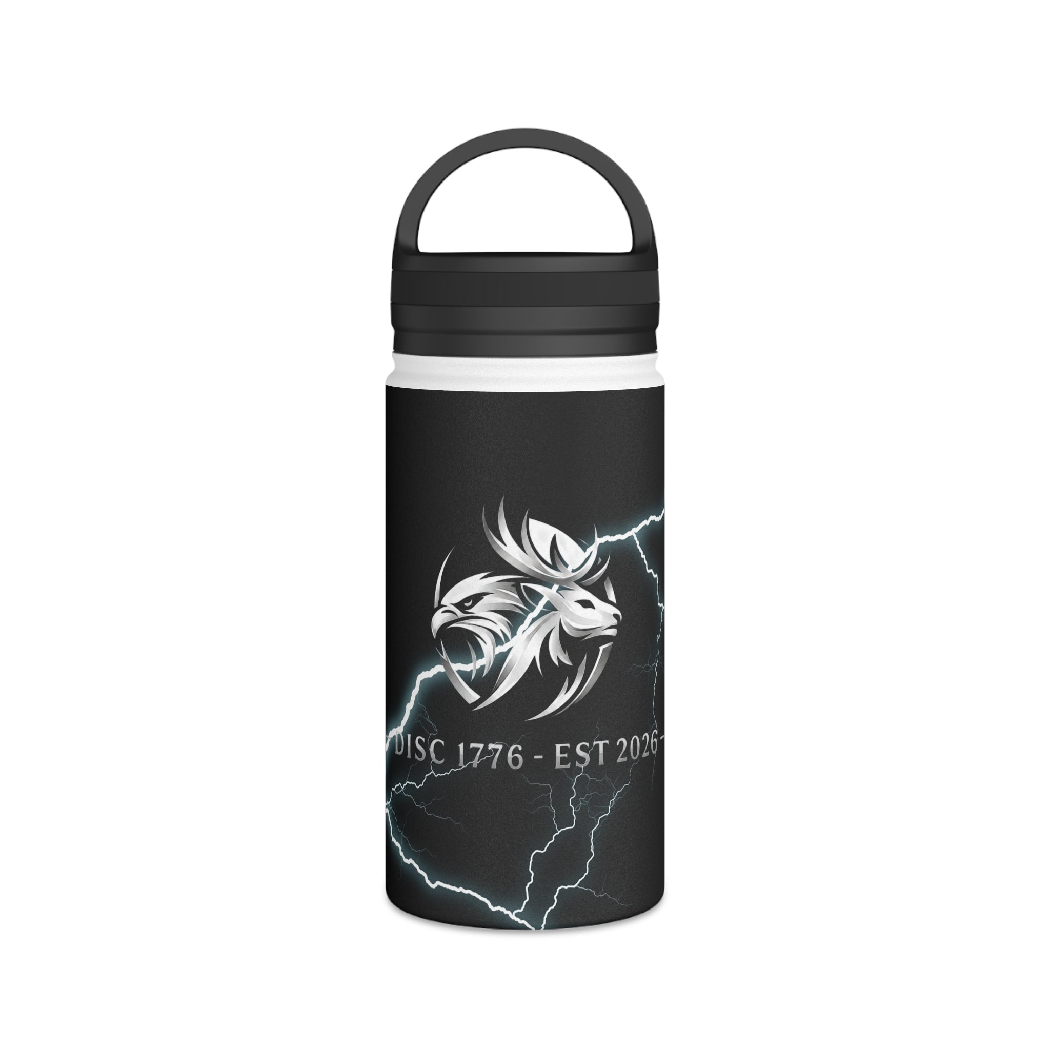 "Bolt" Stainless Steel Water Bottle, Handle Lid