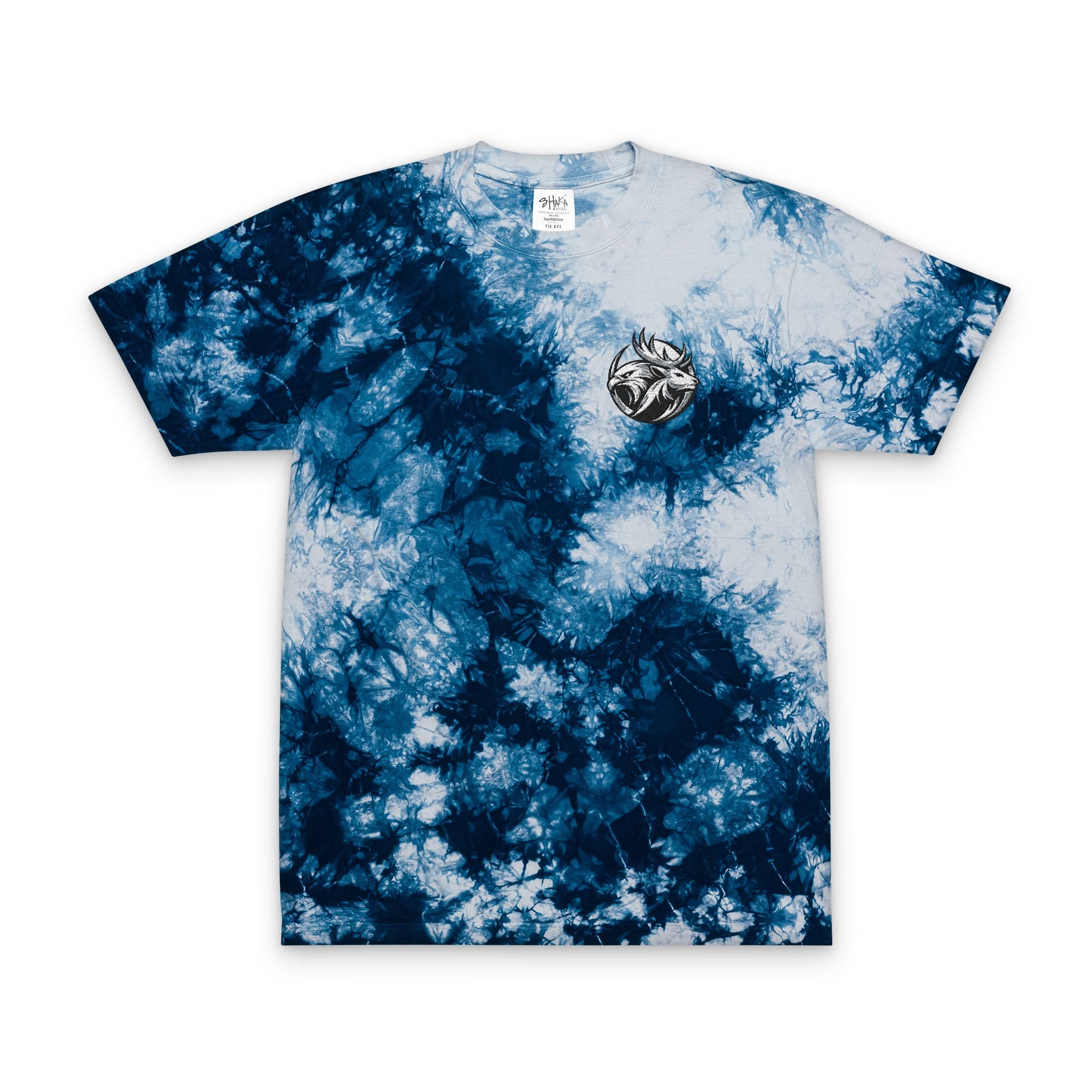 Oversized Tie-Dye T-Shirt (Embroidery)