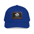 Mid Profile Baseball Cap with Leather Patch (Rectangle)